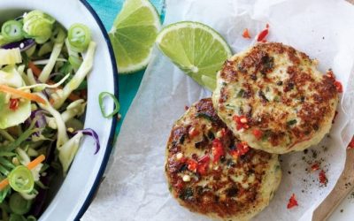 Healthy Bites: Thai Chicken Rissoles