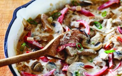 Healthy Bites: Beef Stroganoff